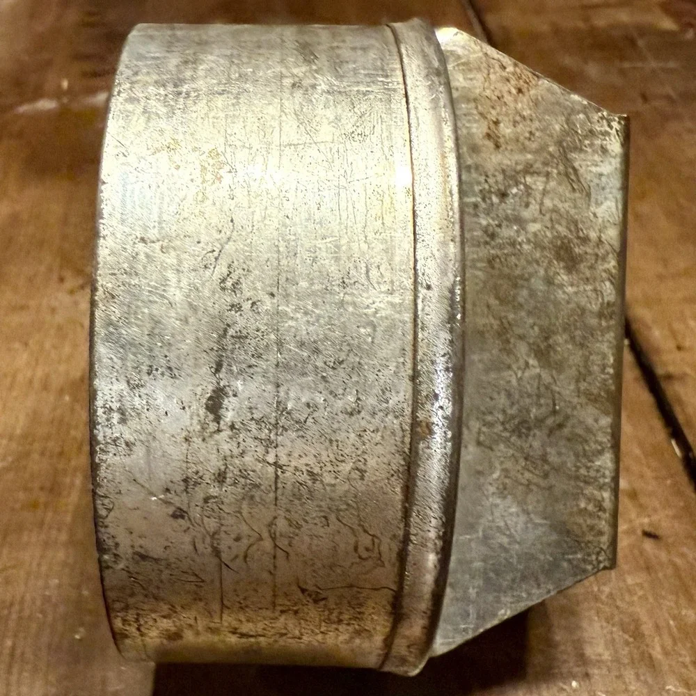 VTG 50s MCM Metal Nutbrown Doughnut Biscuit Cookie Hand Cutter England